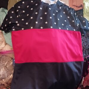 Old Navy Starry Kids Tee - Pink and Black